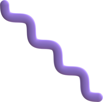 3D School Elements Basic Shape Zig Zag